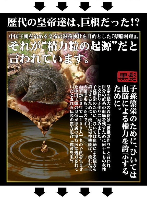 KUROHIGE(クロヒゲ)の商品説明