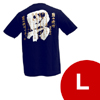 男の修行 Tシャツ(紺色)Lサイズ