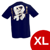 男の修行 Tシャツ(紺色)LLサイズ