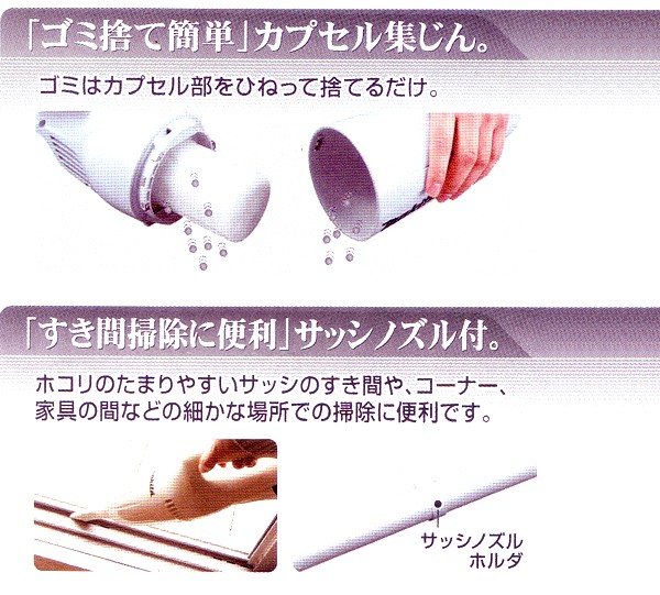 充電式クリーナーの商品説明