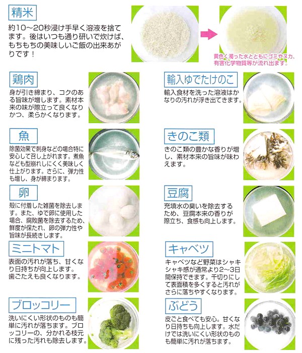 除菌洗浄剤 ホタテの力 海の野菜・果物洗い 90gの商品説明