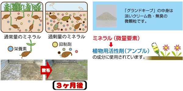 雑草抑制剤 グランドキープ 750gの商品説明