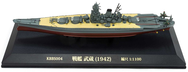 1/1100　戦艦武蔵　1942（完成品）の商品説明