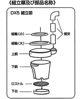 組立式カマド・煙突付き」抜群の耐久性を誇る最高級鋳物使用！餅