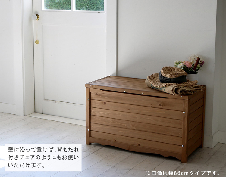 天然木製 ボックスベンチのサイズ