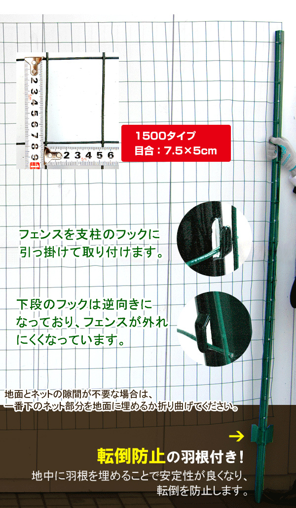 簡単金網フェンス ドッグランのフェンスとして