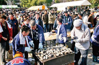 呉水産祭りの説明